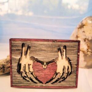 Skeleton Hands Heart