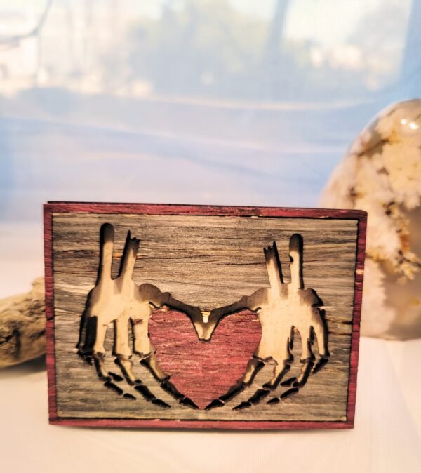 Skeleton Hands Heart