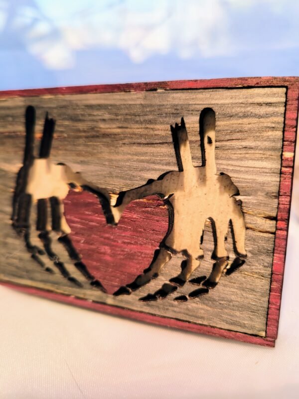 Skeleton Hands Heart - Image 3