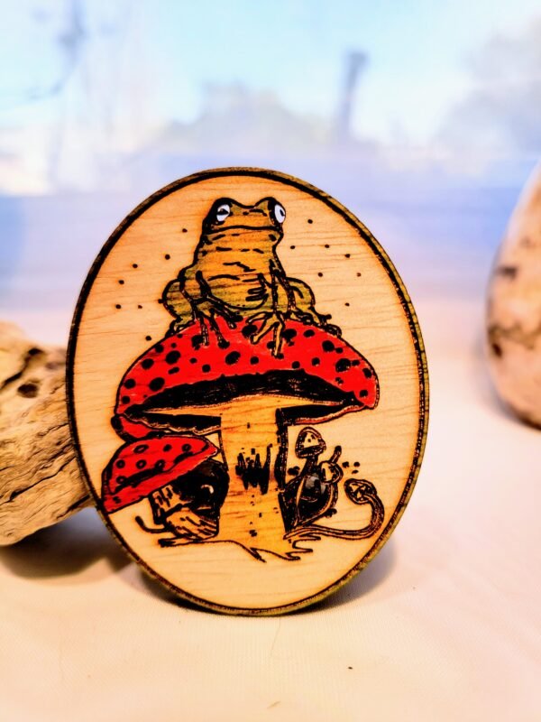 Frog on a Mushroom - Image 7