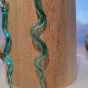 Slithering Snake Acrylic Earrings