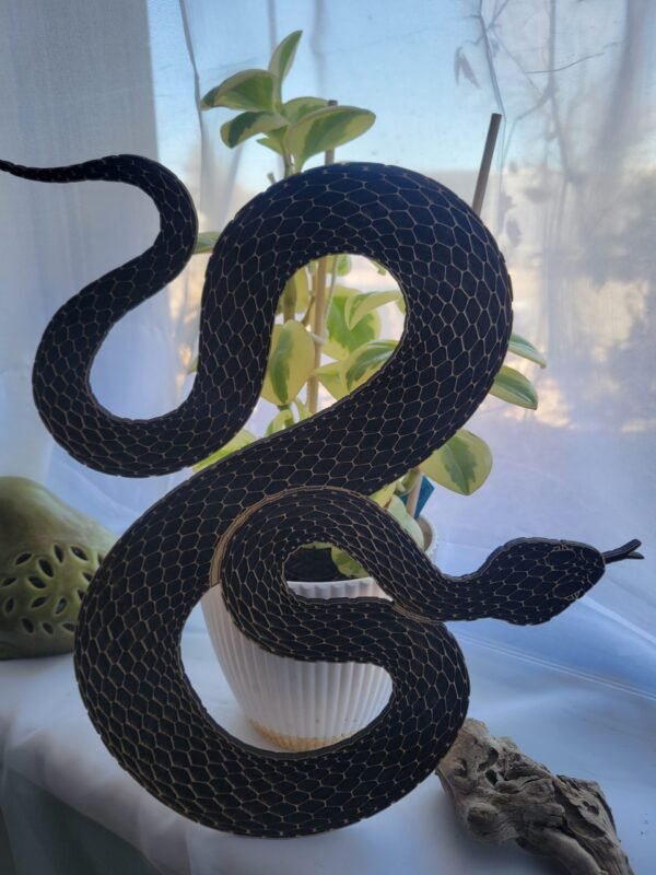Slithering Snake (burnwork)