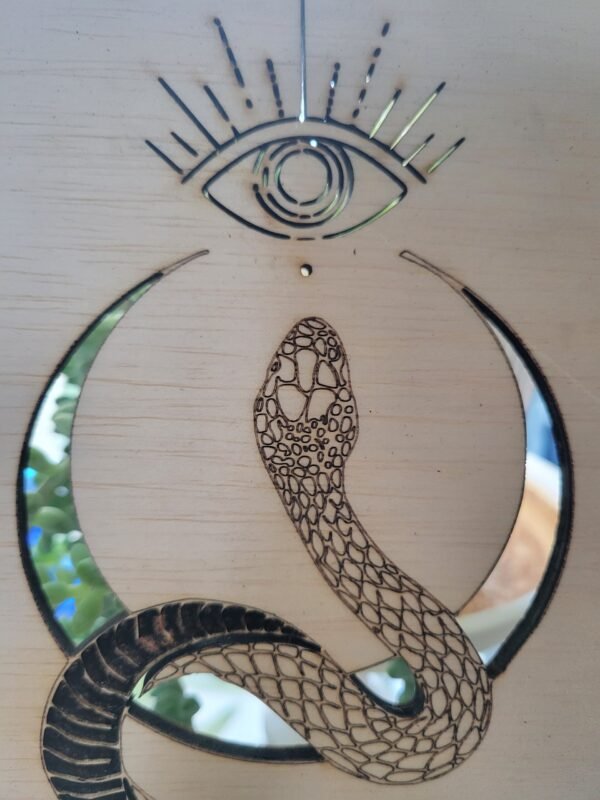 Snake with Moon & Eye - Image 2