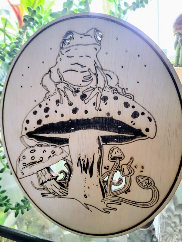 Frog on a Mushroom - Image 2