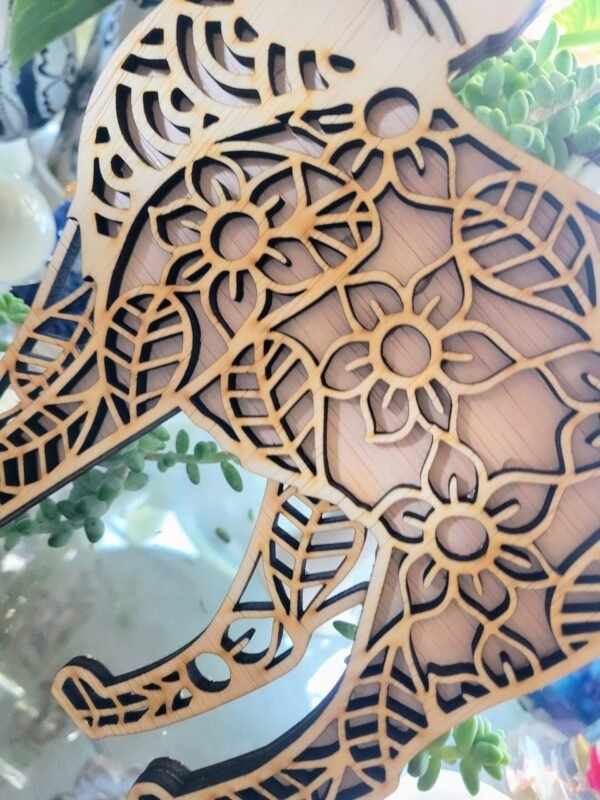 Cat Flower Mandala, Layered - Image 4
