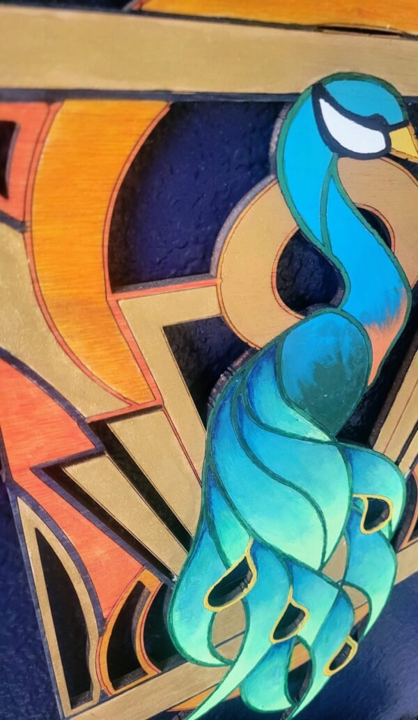 Art Deco Peacock - Image 5